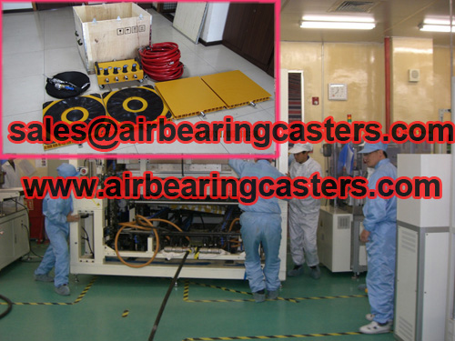 Air caster moving systems application in life