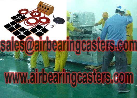 Air bearings casters protect your equipment with steadily moving