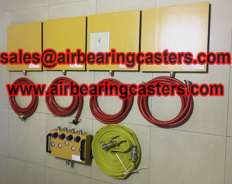 Air casters are the optimal solution for moving heavy duty objects in a safe