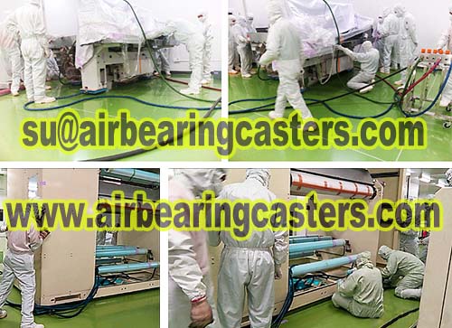 Air load trailer save your workers and improve efficiency Air Caster Rigging Systems 