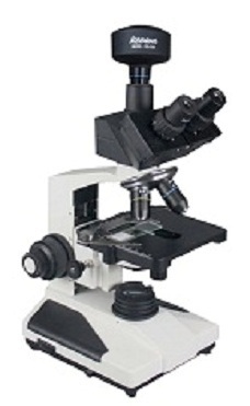 Trinocular Microscope with Camera Attachment
