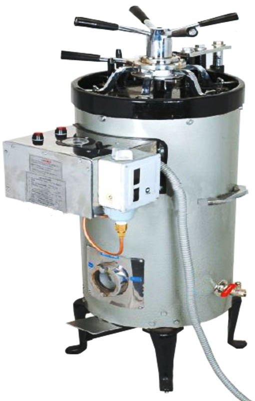 AUTOCLAVE VERTICAL HIGH PRESSURE (Triple walled) 