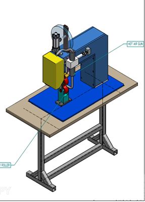 HOT AIR SEAM SEALING MACHINE