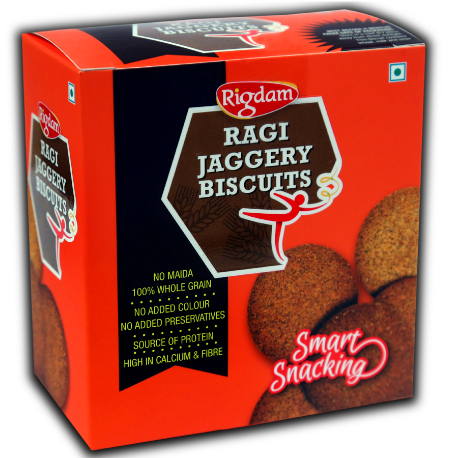 Ragi Jaggery Biscuits
