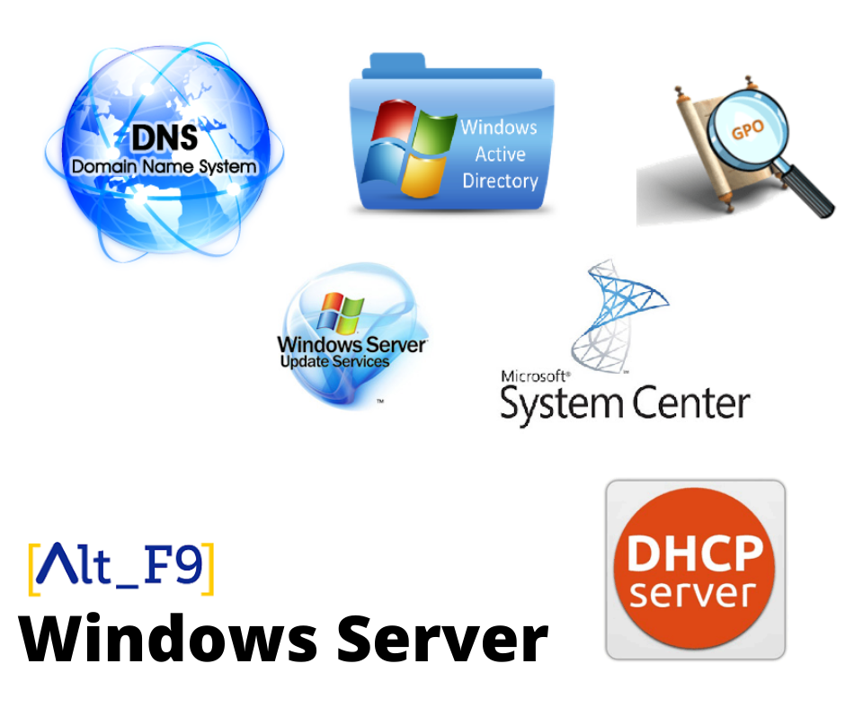 Windows Server – AD , GPO , DNS , DHCP , WSUS , SCCM  