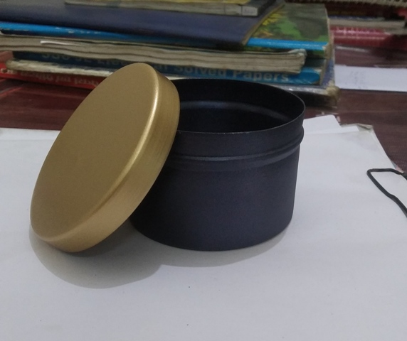 Decorative matel empty candle jars