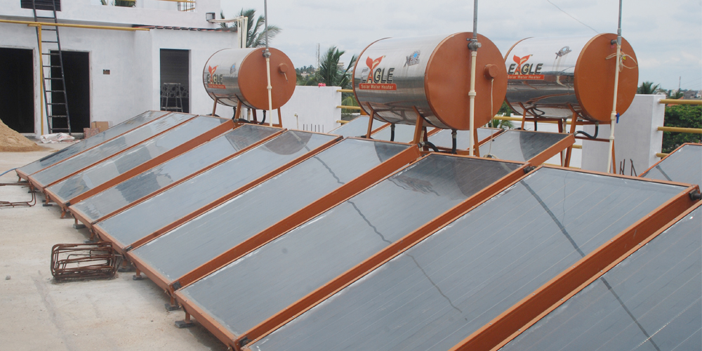 commercial solar water heater