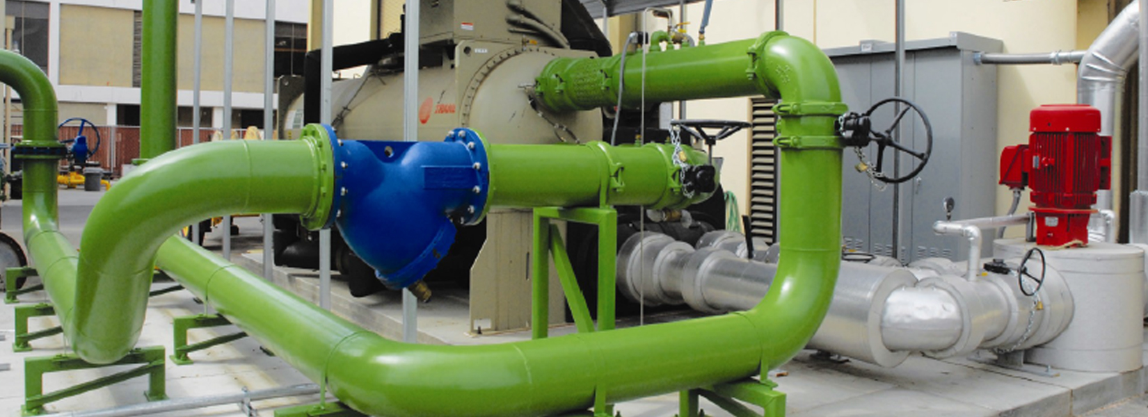 Process drain piping