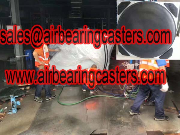Air bearing and caster features and benefits