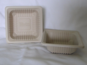 Corn Starch Square Bowl/ Dona