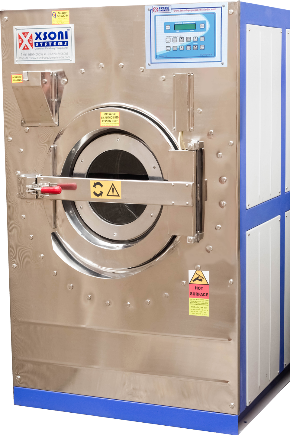 Industrial Washer Extractor hard Mount with normal spin 