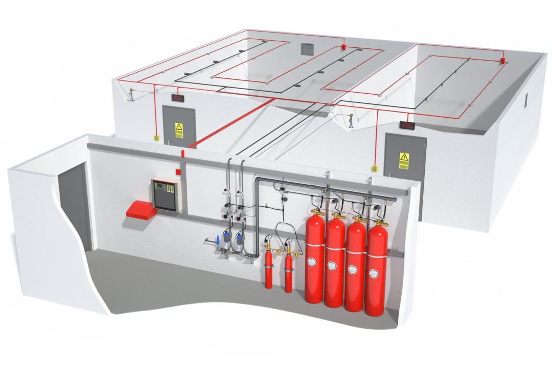 Total Room Gas Suppression system