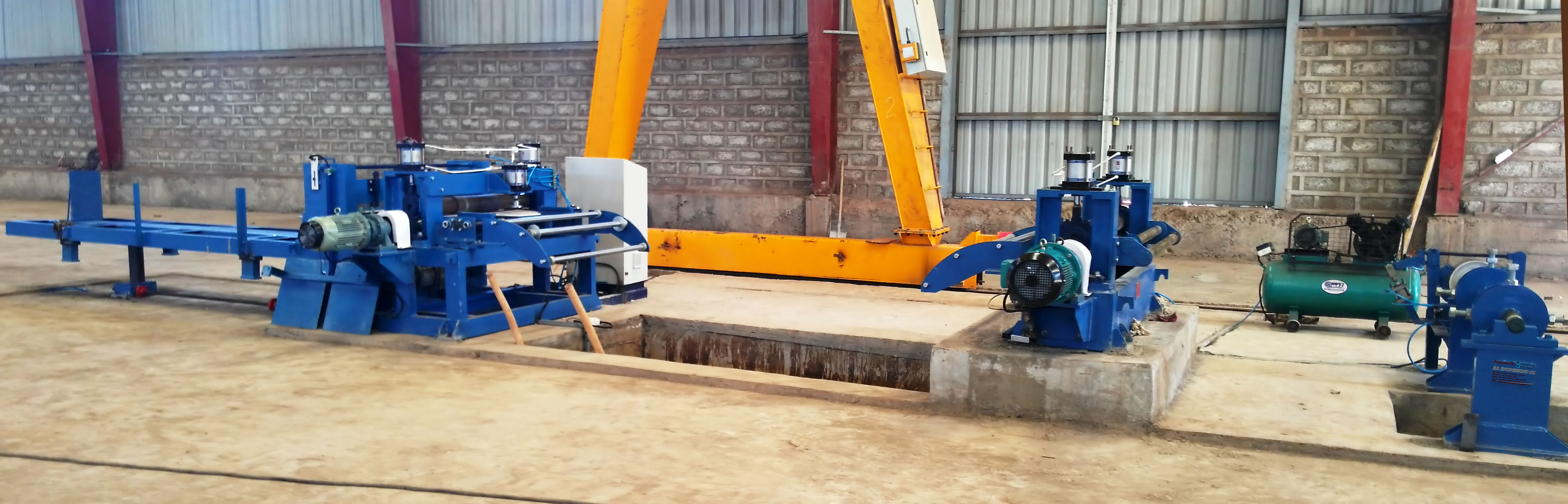 SEMI AUTOMATIC GI SHEET CUTTING LINE (CTL) 
