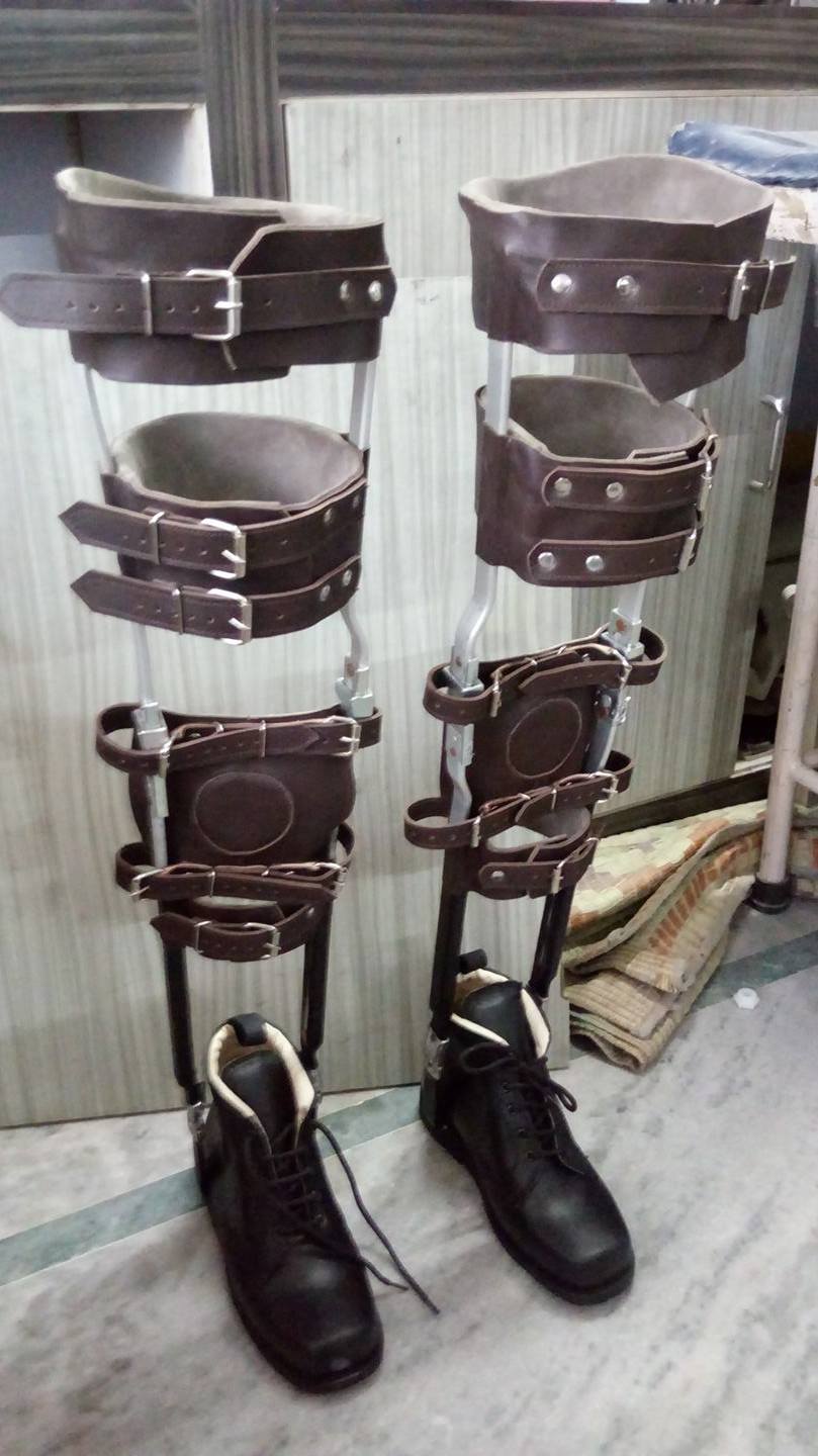 Knee Ankle Foot Orthosis for polio