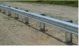 Metal Beam Crash Barrier