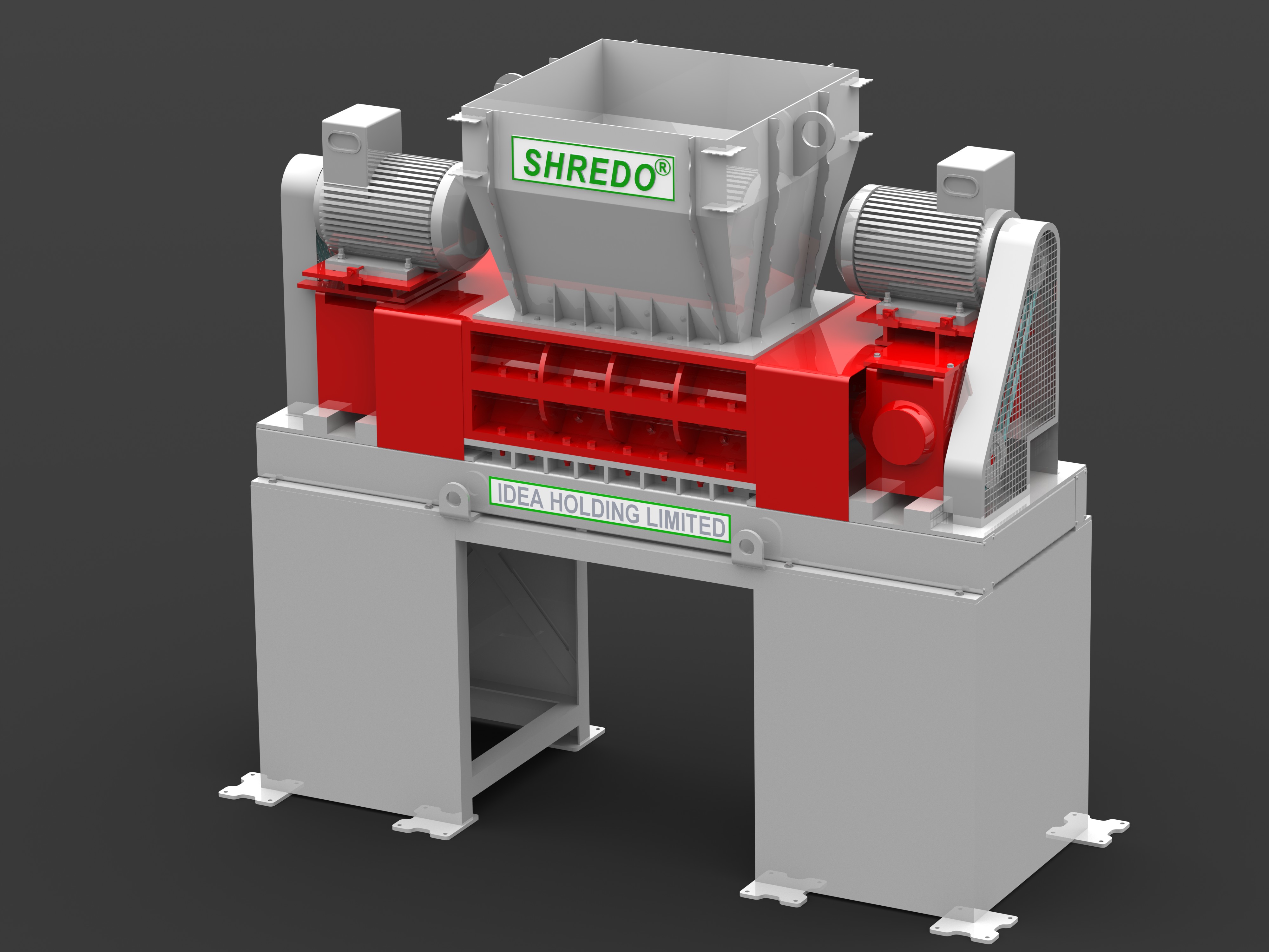 Municipal Solid Waste (MSW) Shredder machine