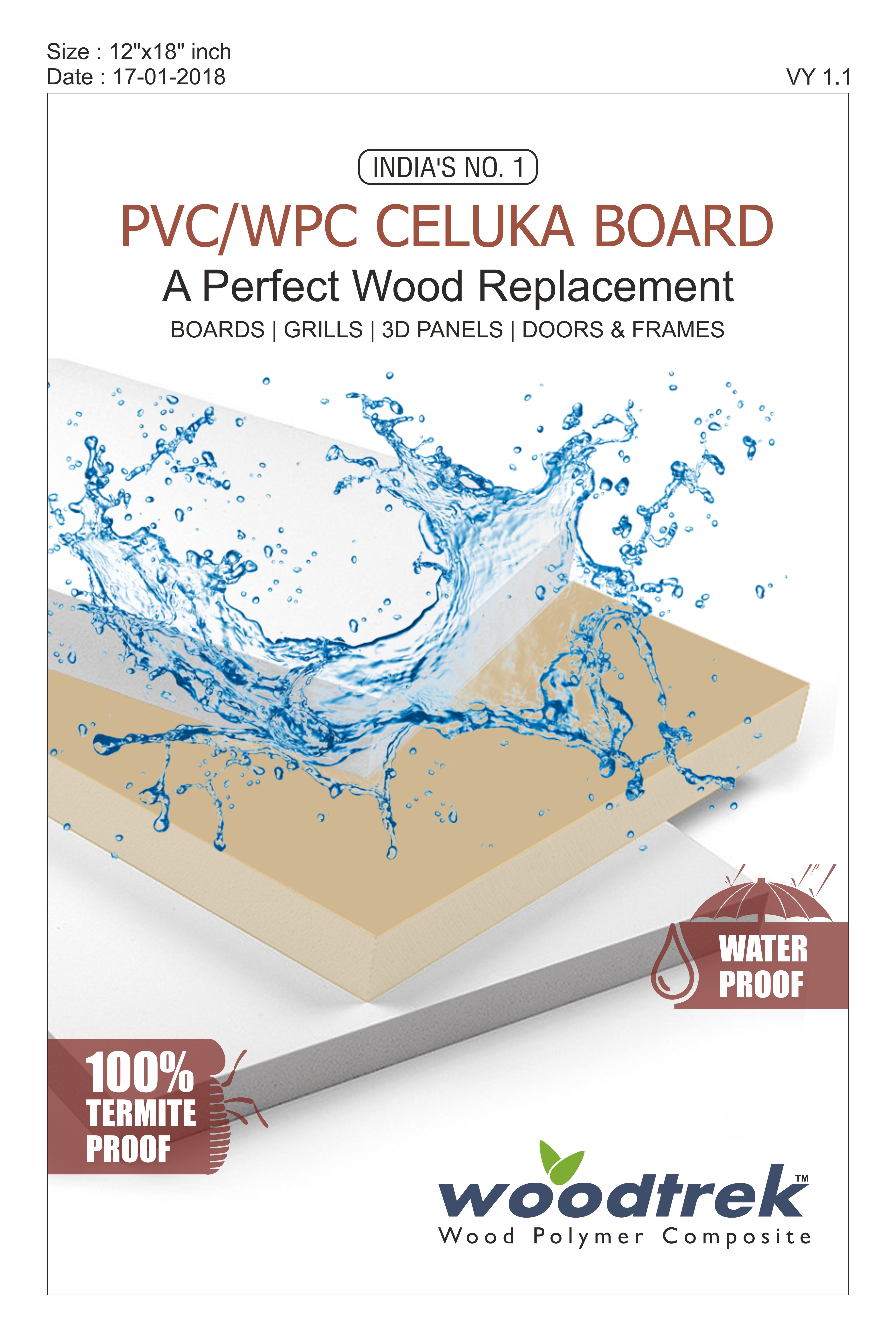 WPC/PVC BOARD 18MM