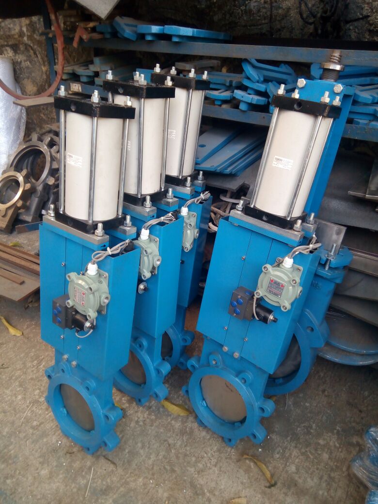 Knife Gate Valve Pneumatic/Manual Operated
