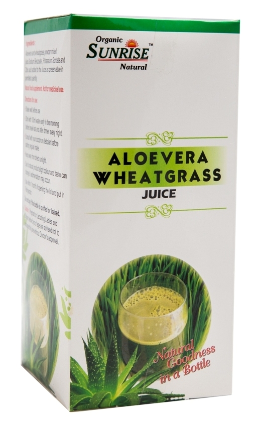 Organic Aloevera Wheat grass Juice