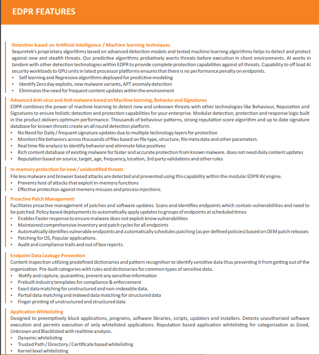 Sequretek EDPR- Patch Management