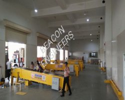 Telescopic belt conveyor