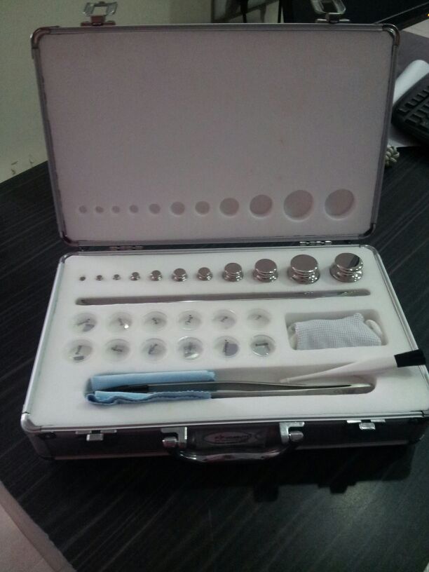 1 mg to 200 g E1 Class Weights Set with NABL / ILAC Accredited