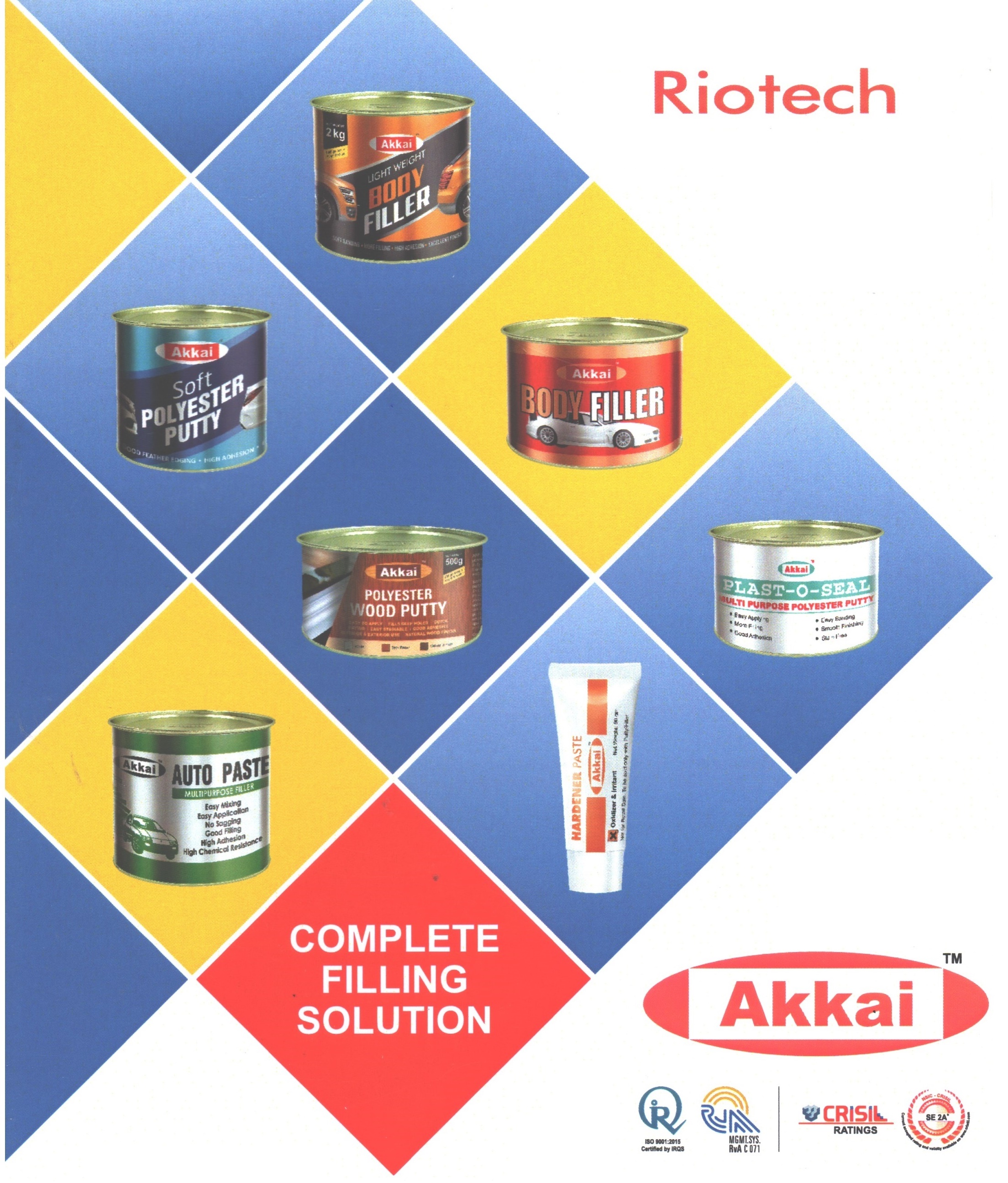 Akkai Polyester Putty and Body Filler