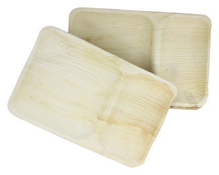 Areca leaf 2 CP Big (Rectangle) (Pack of 12)
