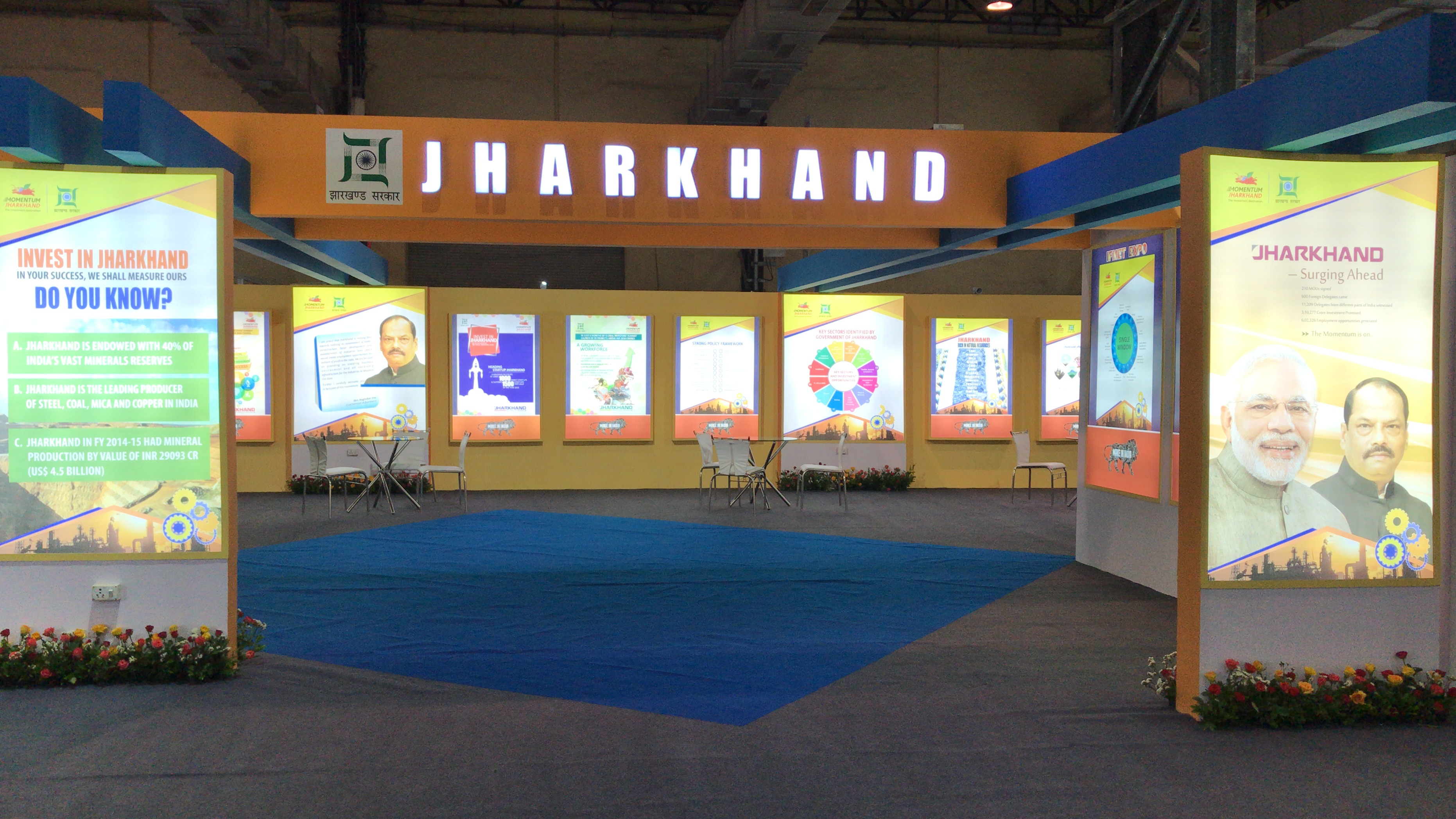 300 Sq.Meter Stall Delhi for Gov.of Jharkhand