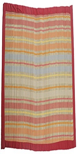 CVS Kusha Grass(Dharba) Desmostachya Bipinnata Meditatiion Mat, 57 cm x 79 cm x 0.5 cm (Multi-Coloured)
