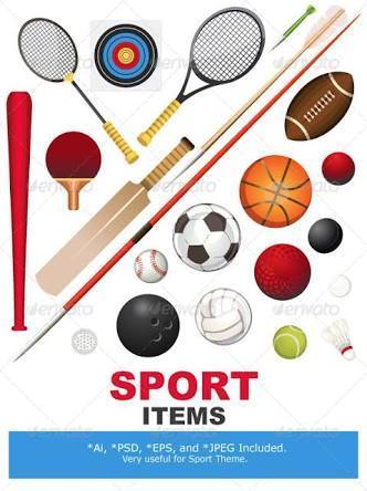 Sports Items.