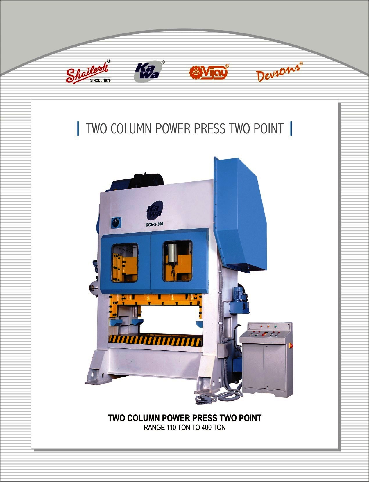 TWO COLUMN POWER PRESS TWO POINT