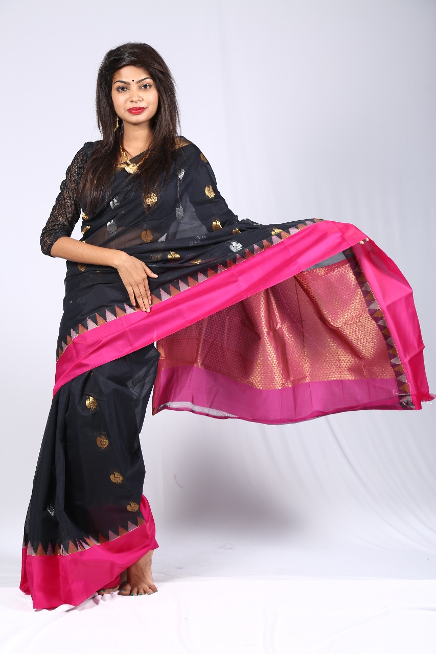 Butta/Design Cotton sarees