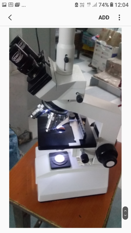 trinocullar microscope