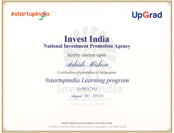 Registration of Startup Company 