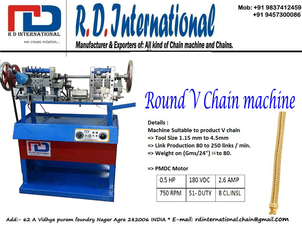 ROUND FOXTAIL CHAIN MACHINE