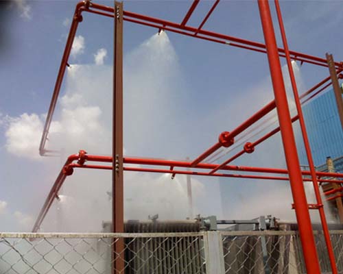 High Velocity Water Spray System