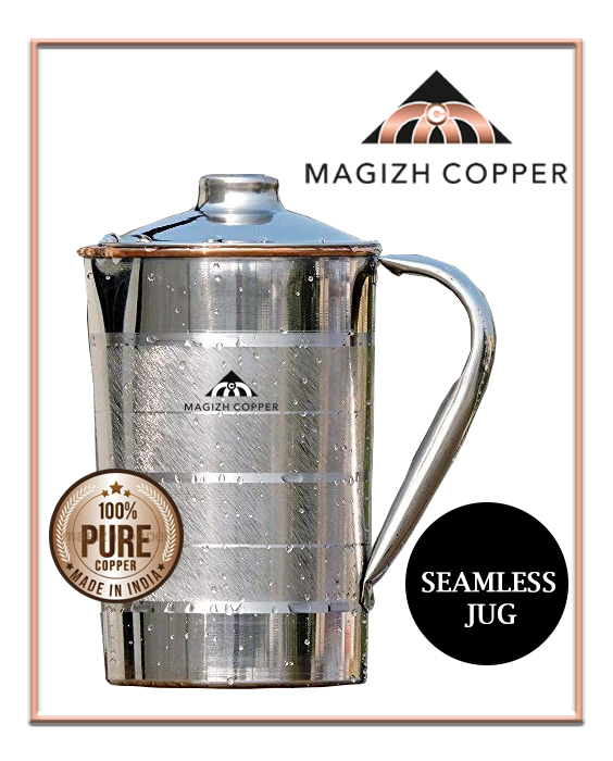 Stainless steel Copper jug - 1.5ltrs