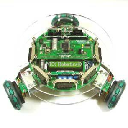 Fire Bird V ATMEGA2560 Omnidirectional Robotic Research Platform