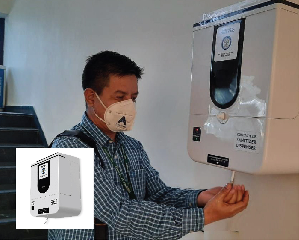 MIST BASED SANITIZER AUTOMATIC DISPENSING UNIT