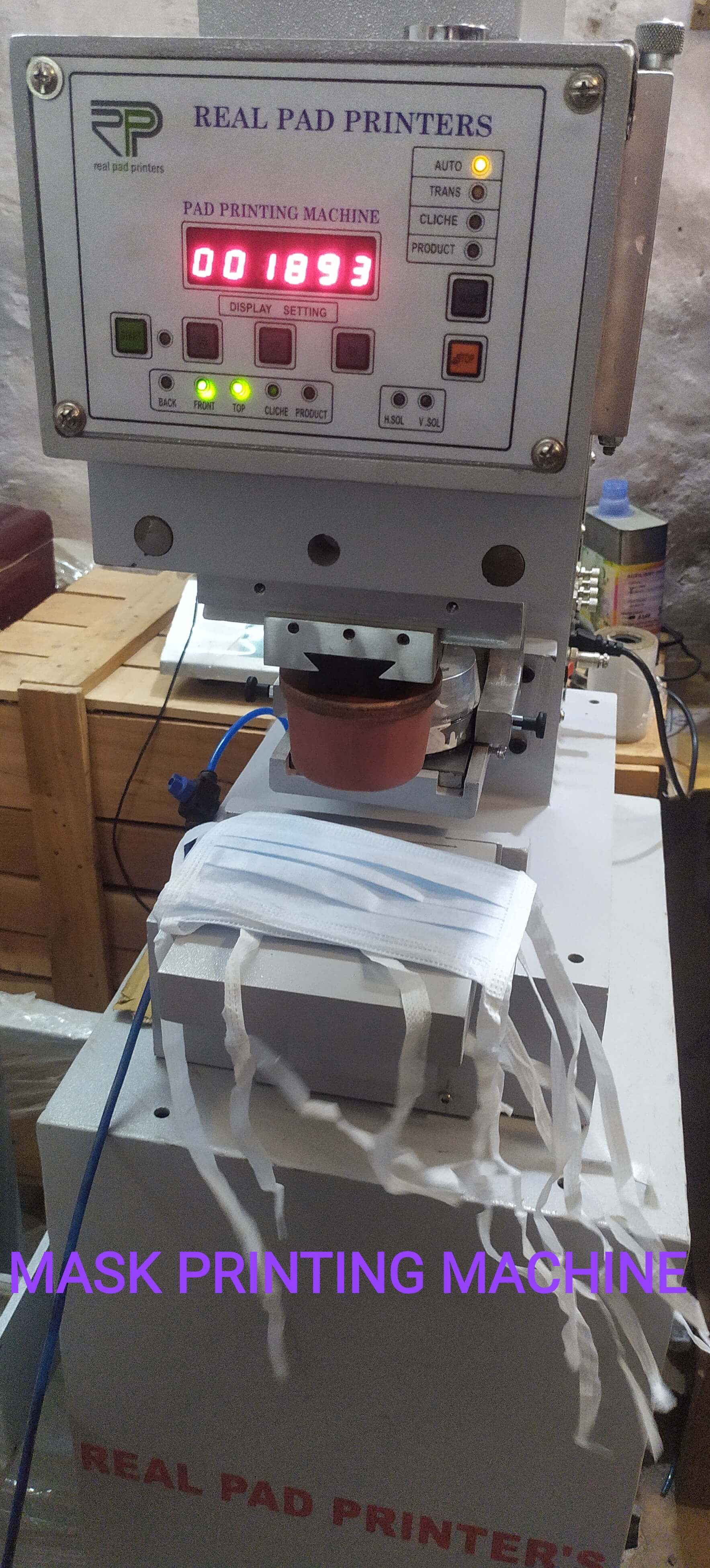 Face Mask Pad Printing Machine
