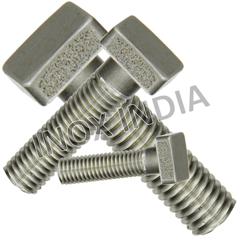 S. S. 304 SQUARE HEAD BOLTS