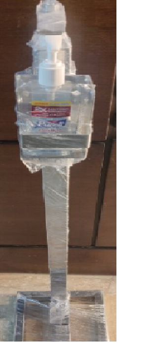 SS 304 Pedal Operated Stand for Sanitizer