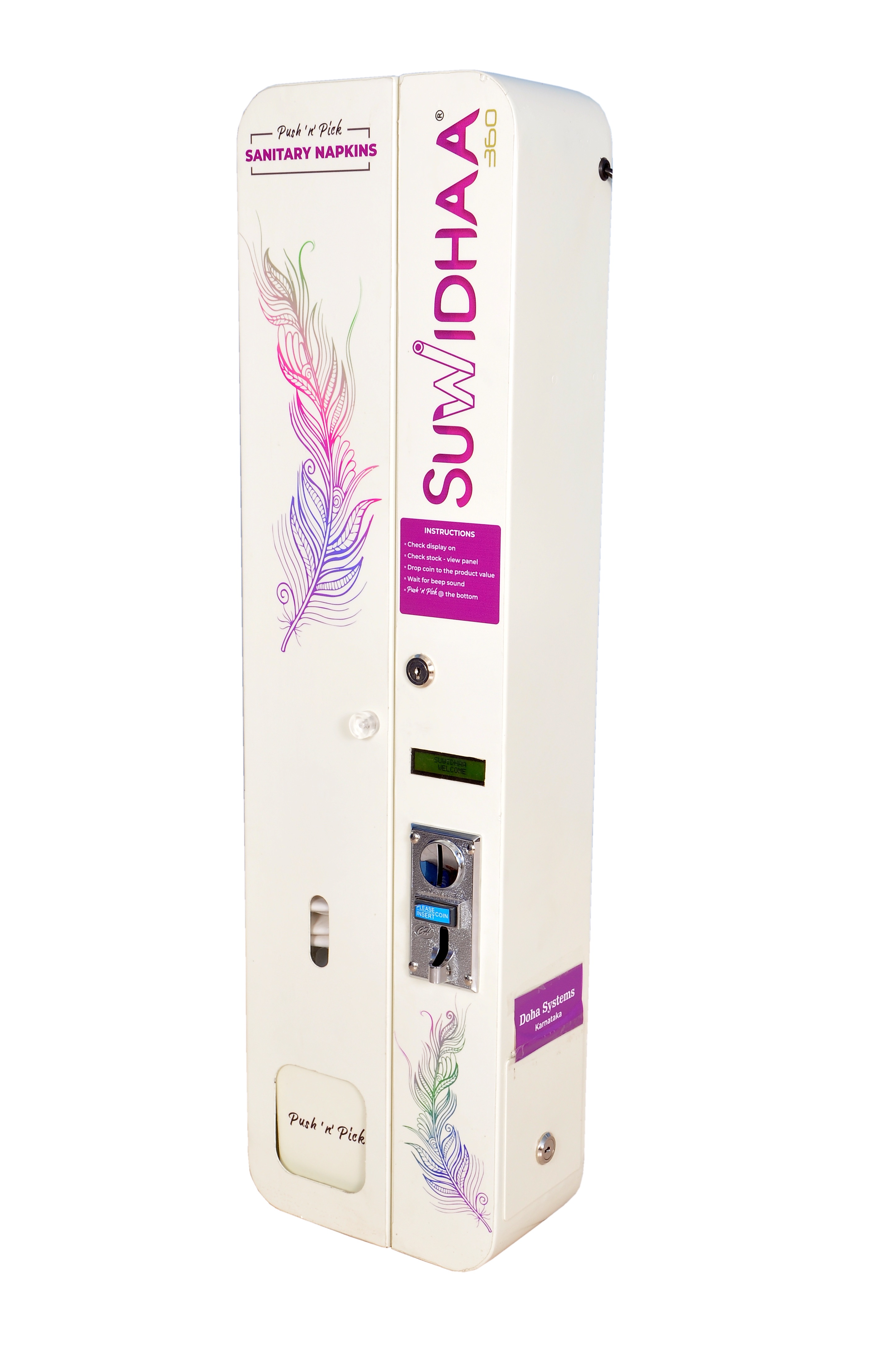 Suwidhaa 360 Sanitary napkin vending machine