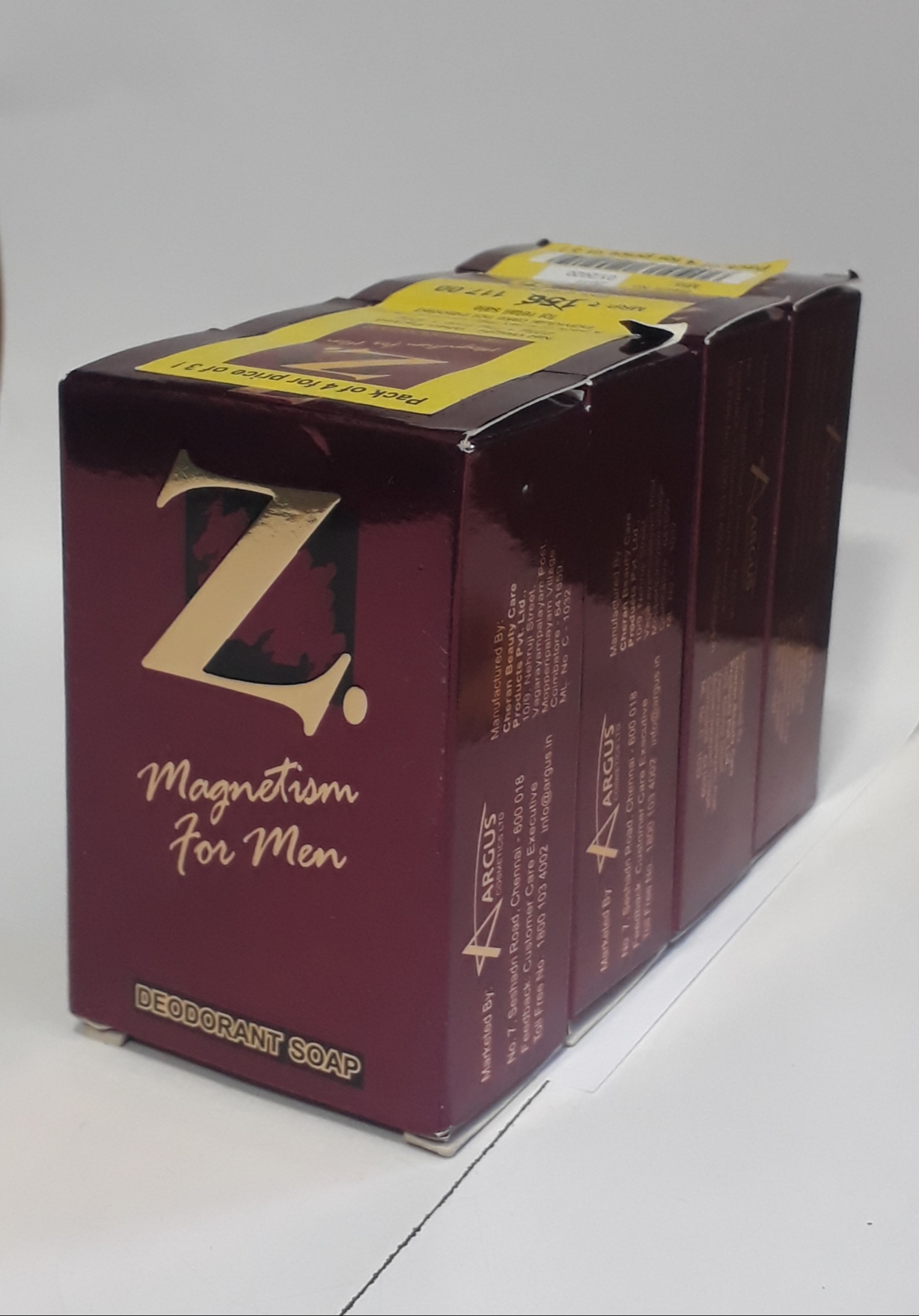 Z Magnetism for Men -  Deodorant Soap 