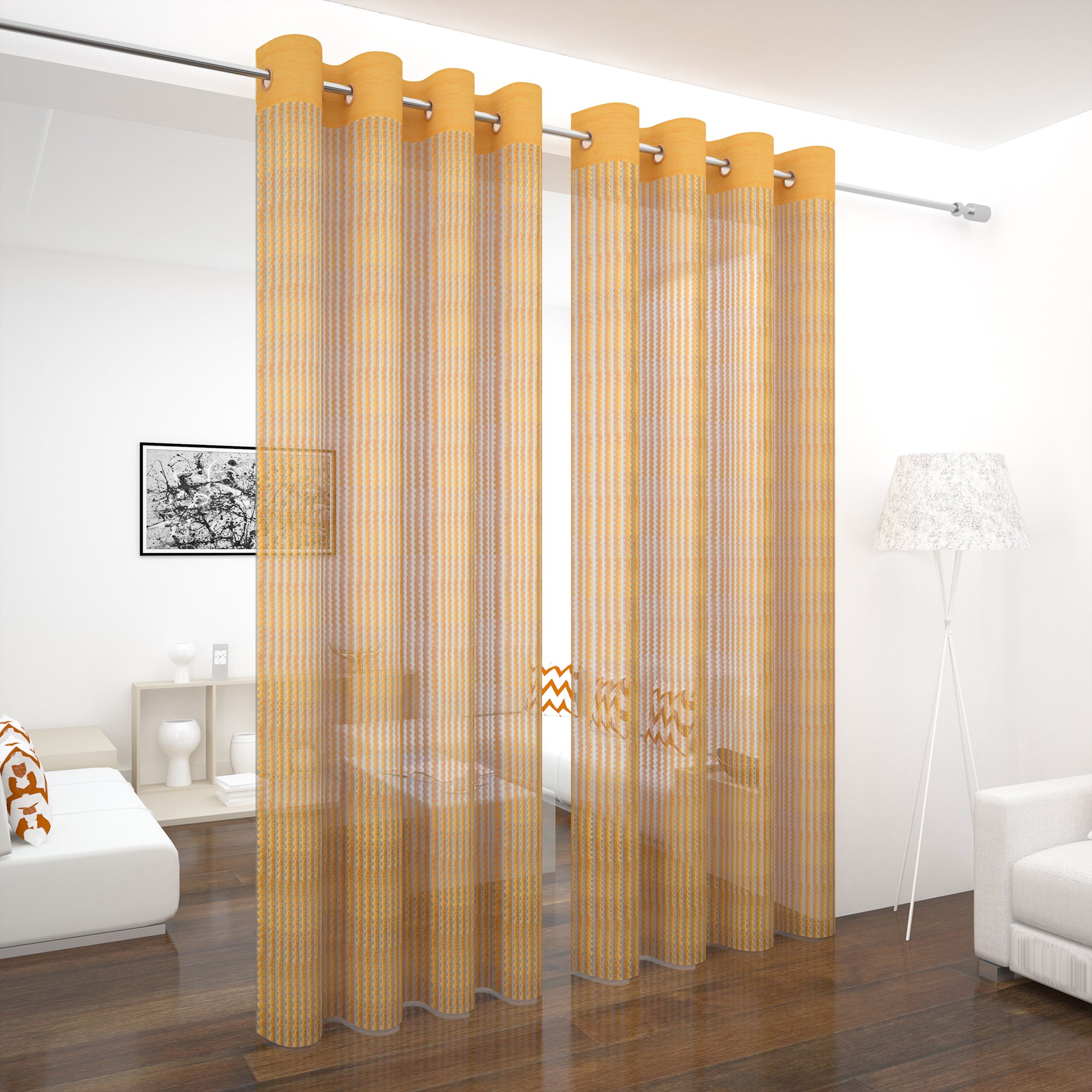 Aura Long Door Curtain - 9ft 