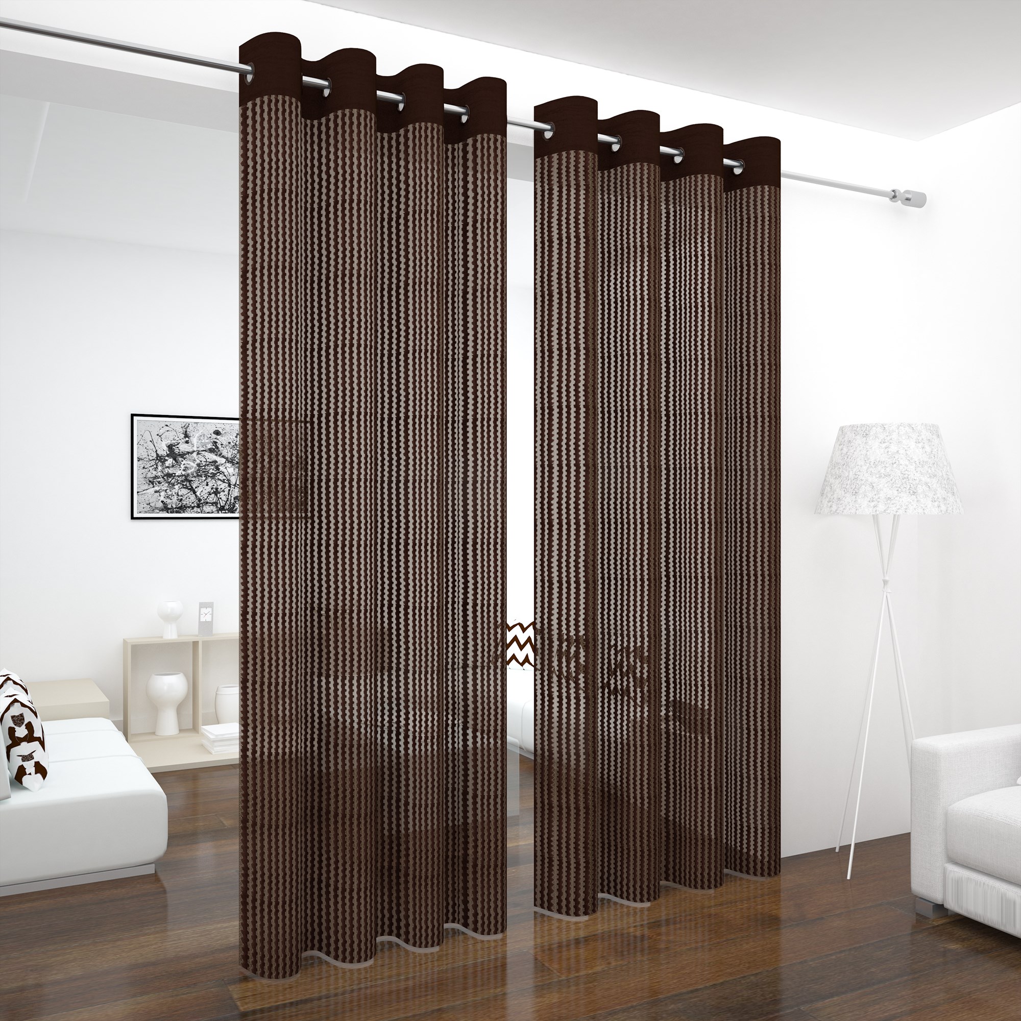 Aura Long Door Curtains - 9ft