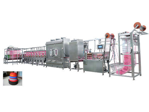 Elastic Tape Continuous Dyeing Machine PLC Automatic