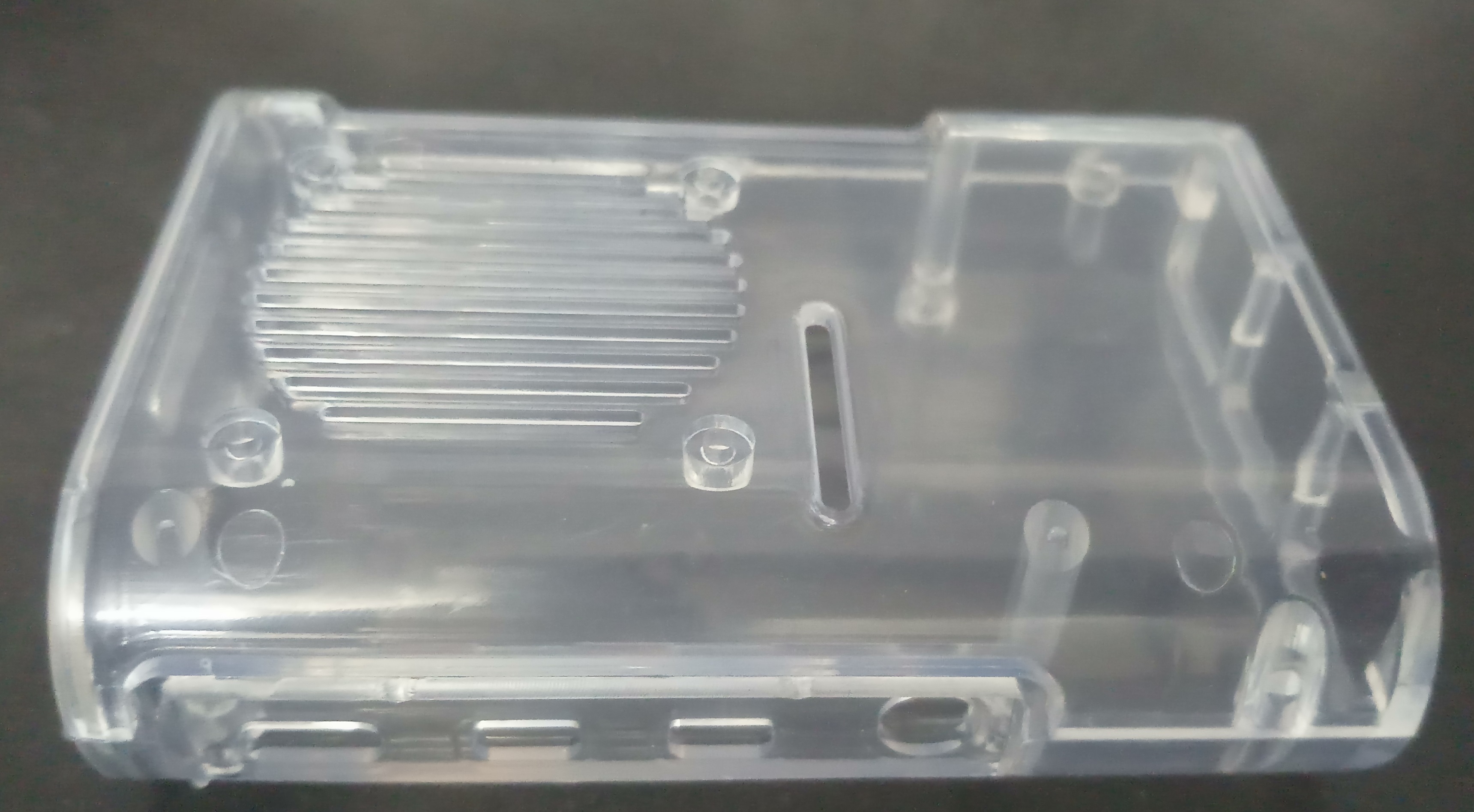 Rpi shop - Raspberry pi 4 Transparent Compact Case with Powerfull Fan and All Ports accessible for 4b Model