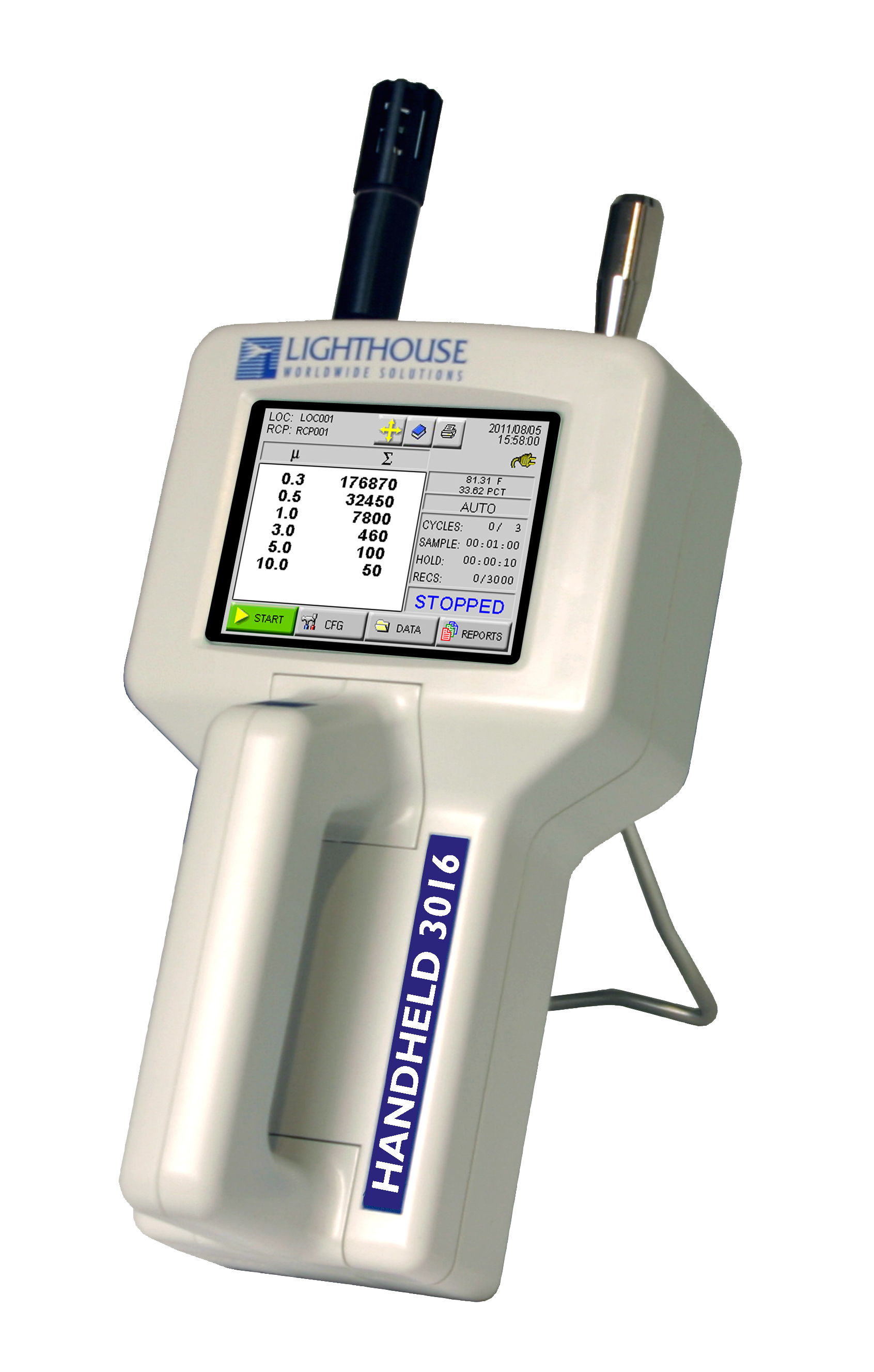 Handheld Airborne Particle Counter.